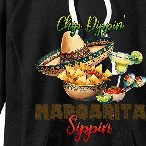 Chip Dippin And Margarita Sipping Women's Fleece Hoodie