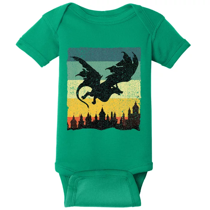 Cool Dragon Art For Women Mythical Baby Bodysuit