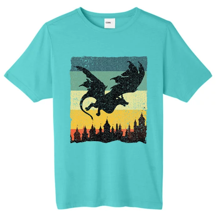 Cool Dragon Art For Women Mythical ChromaSoft Performance T-Shirt