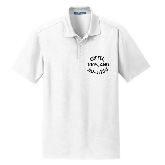 Coffee Dogs and Jiu Jitsu - BJJ Dry Zone Grid Performance Polo