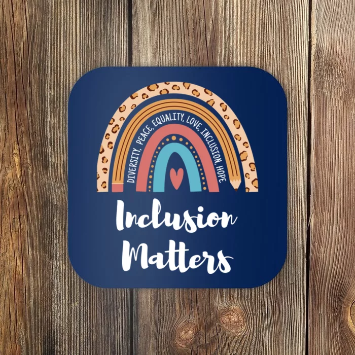 Cultural Diversity And Inclusion Earth Art Coaster