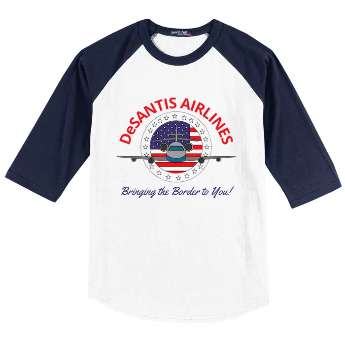 Classic Desantis Airlines Baseball Sleeve Shirt