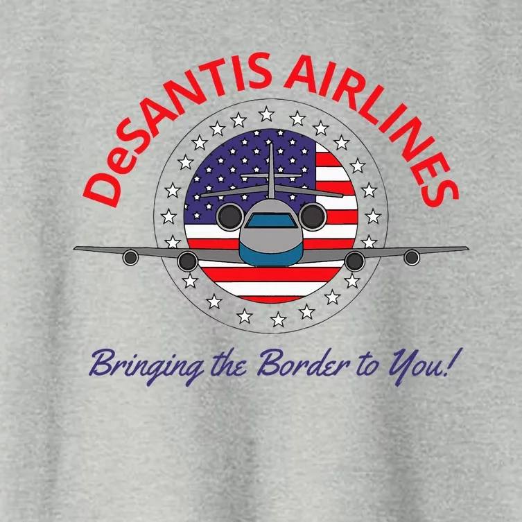 Classic Desantis Airlines Women's Crop Top Tee