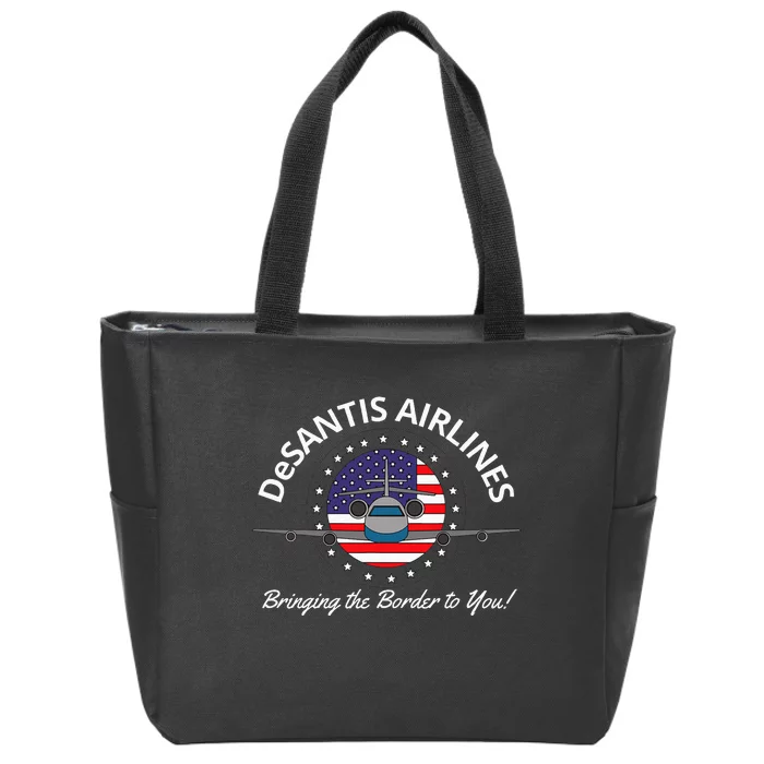 Classic Desantis Airlines Zip Tote Bag