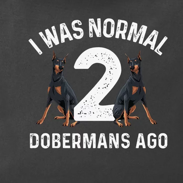 Cool Doberman Art For  Doberman Pinscher Dog Lover Zip Tote Bag