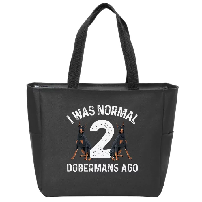 Cool Doberman Art For  Doberman Pinscher Dog Lover Zip Tote Bag