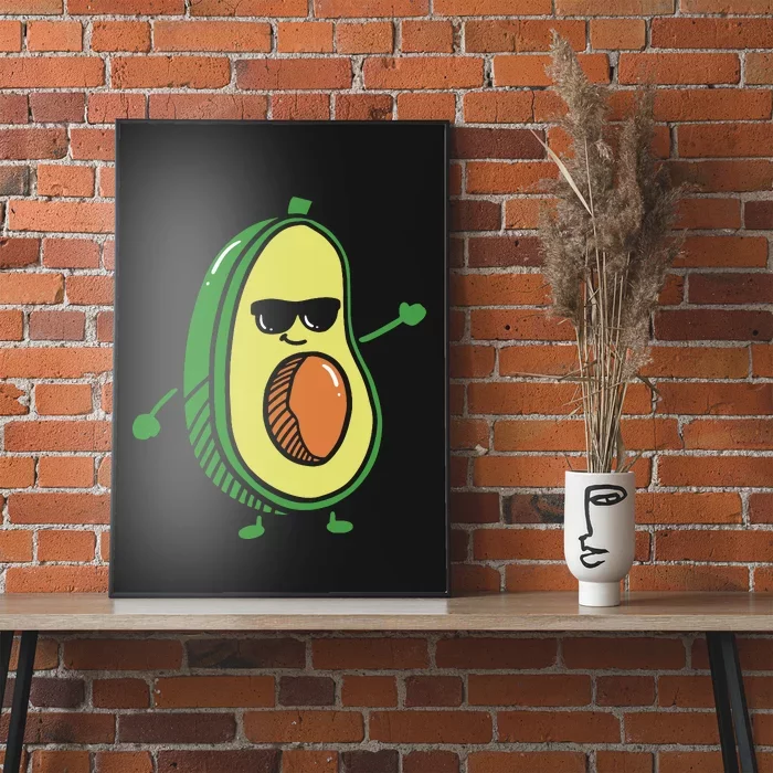 Cute Dancing Avocado Guacamole Avocado Graphics Poster