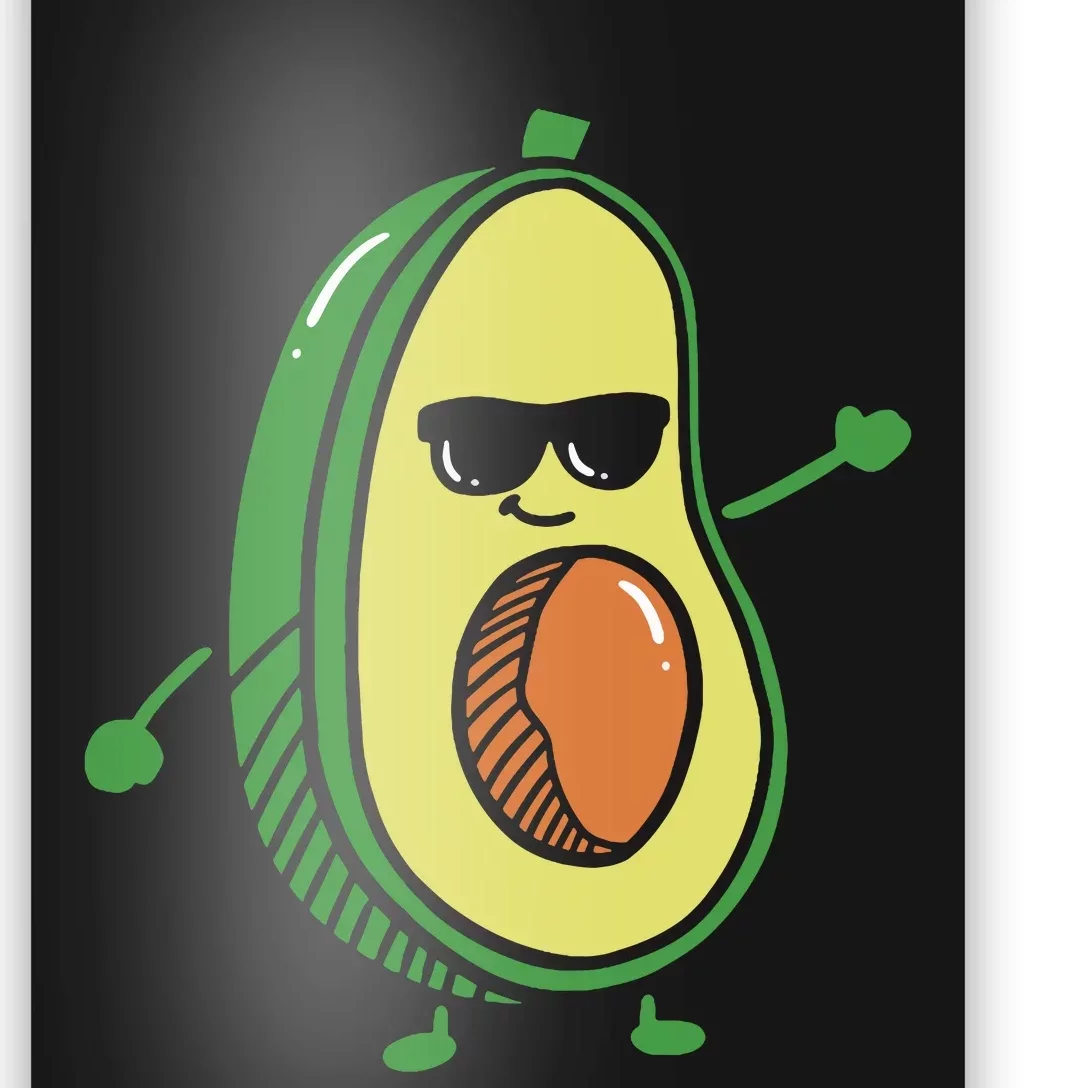 Cute Dancing Avocado Guacamole Avocado Graphics Poster