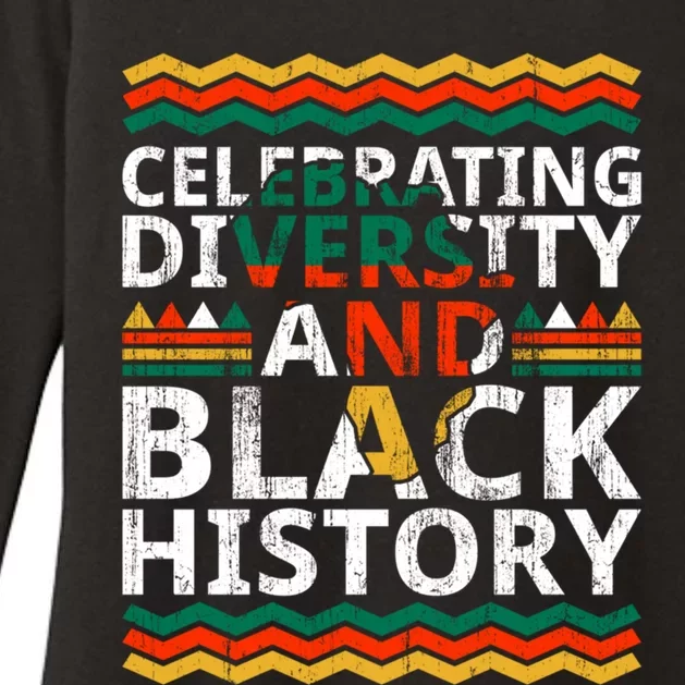 Celebrating Diversity And Black History African Americans Gift Womens CVC Long Sleeve Shirt