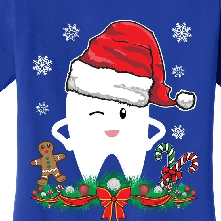 Christmas Dental Assistant Dentist Santa Thooth Advent Gift Cute Gift Women's T-Shirt