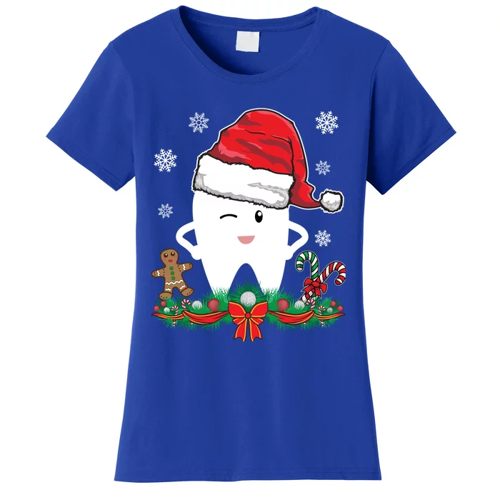 Christmas Dental Assistant Dentist Santa Thooth Advent Gift Cute Gift Women's T-Shirt