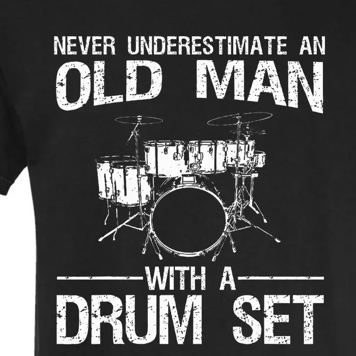 Cool Drummer Art Dad Drum Set Player Drum Kit Musician Garment-Dyed Heavyweight T-Shirt