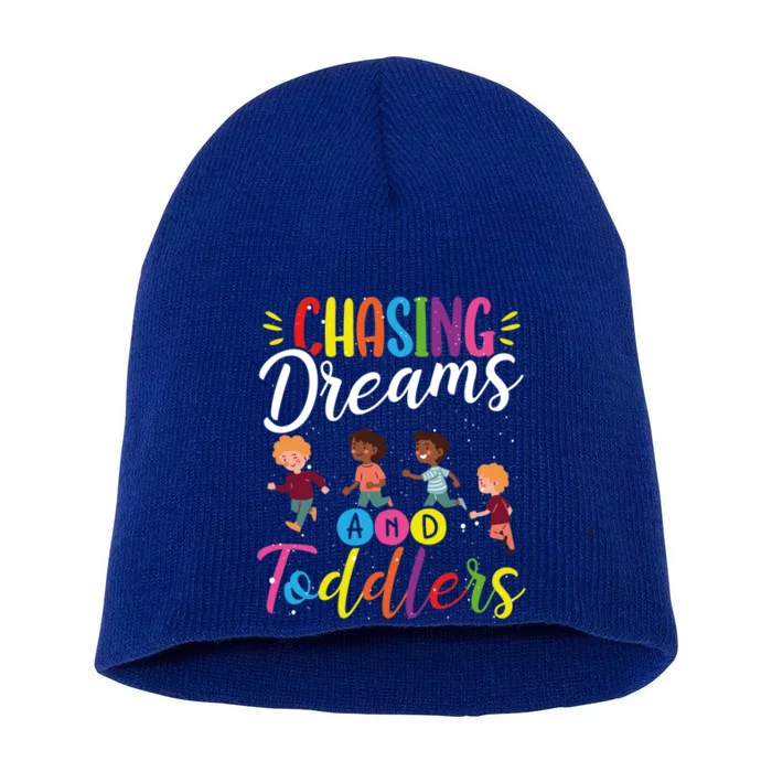 Chasing Dreams And Sitter Gift Short Acrylic Beanie