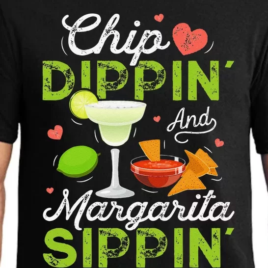 Chip Dippin' And Margarita Sippin' Funny Cinco De Mayo Pajama Set