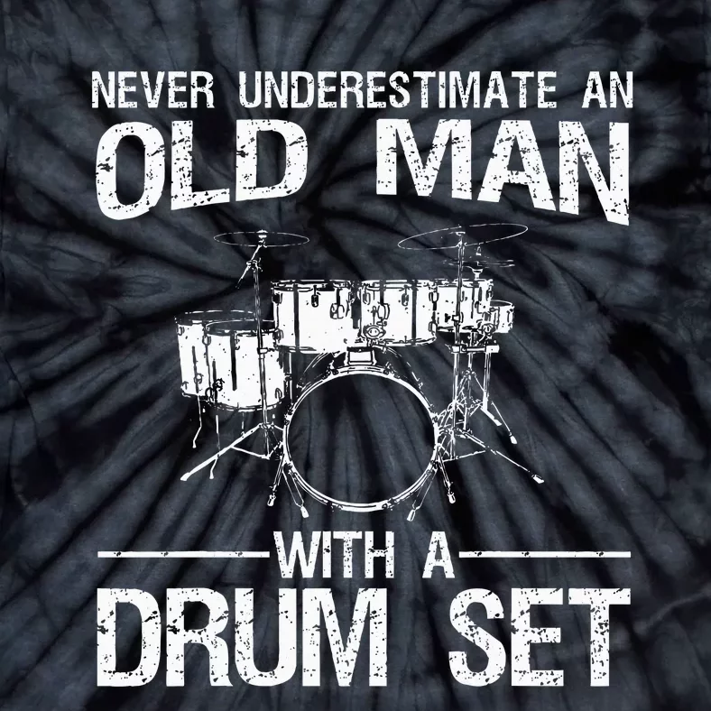 Cool Drummer Art Dad Drum Set Player Drum Kit Musician Tie-Dye T-Shirt