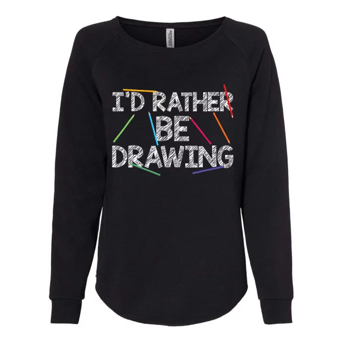 Cool Drawing Art For Women Sketch Pencil Artist Lovers Womens California Wash Sweatshirt