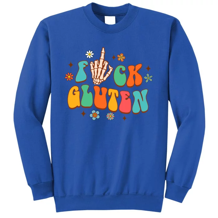 Celiac Disease Awareness Gluten Free Disease Fck Gluten Gift Tall Sweatshirt