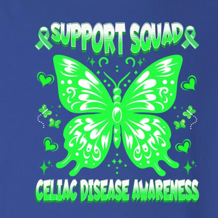 Celiac Disease Awareness Green Ribbon Warrior Butterfly Great Gift Toddler Long Sleeve Shirt