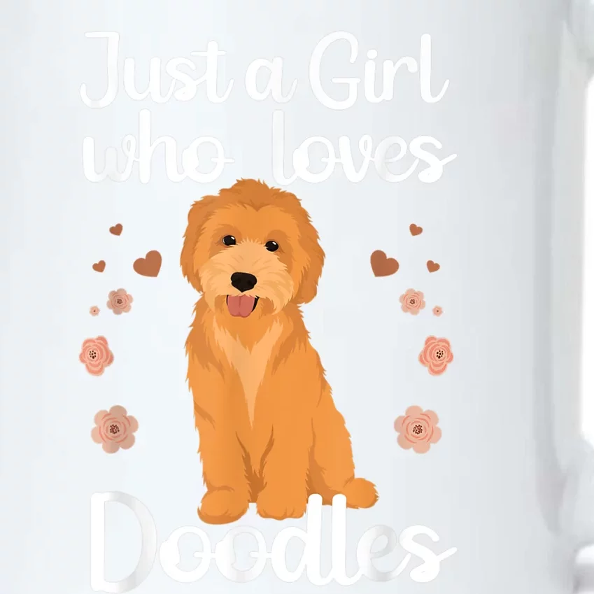 Cute Doodle Art For Women Mom Golden Doodle Dog Lovers Black Color Changing Mug