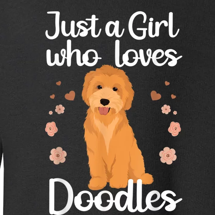 Cute Doodle Art For Women Mom Golden Doodle Dog Lovers Toddler Sweatshirt