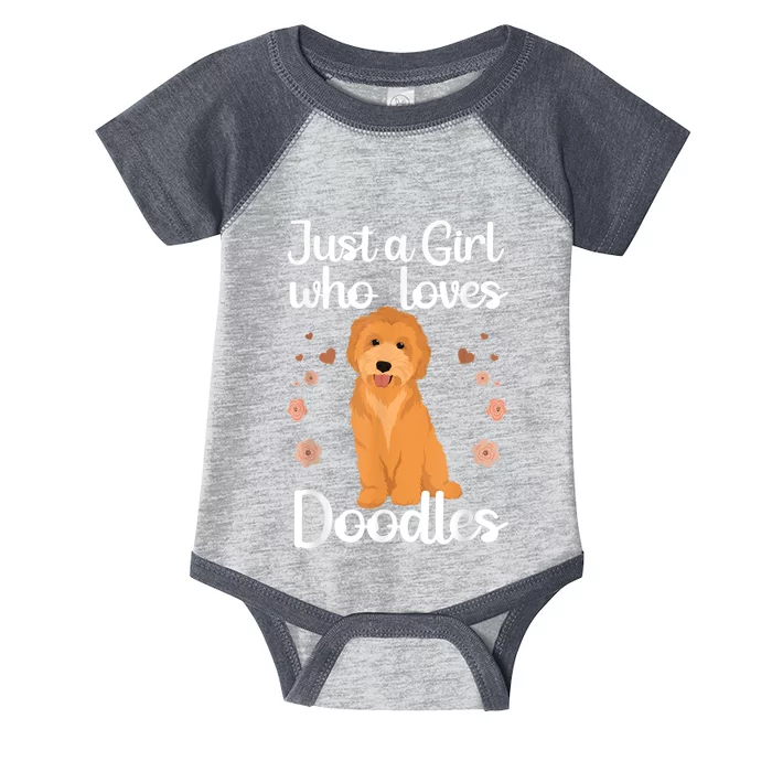 Cute Doodle Art For Women Mom Golden Doodle Dog Lovers Infant Baby Jersey Bodysuit