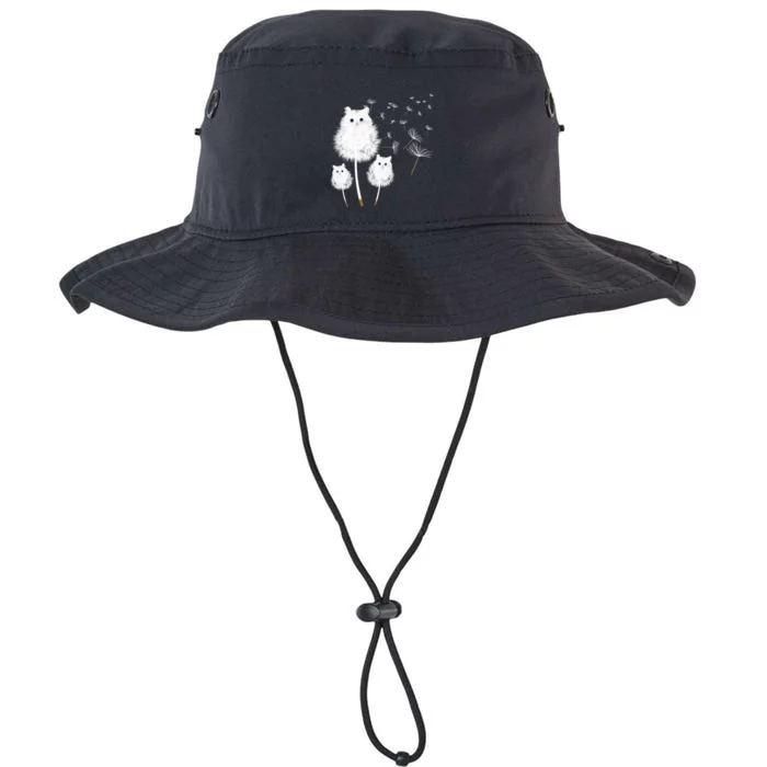 Cat Dandelion Amazing Flower Cat Lover Design Gift Legacy Cool Fit Booney Bucket Hat