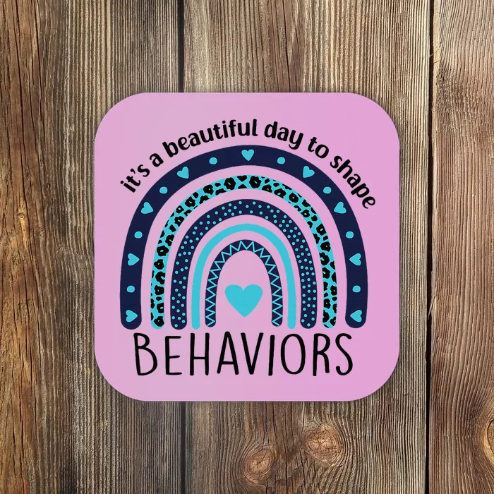 Colorful Day ABA Therapist Inspiring Behavior Change Coaster