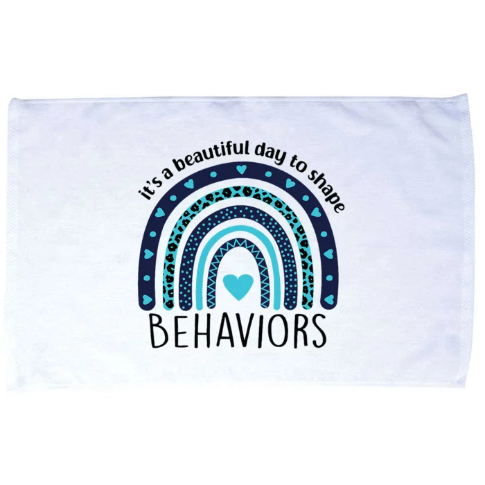 Colorful Day ABA Therapist Inspiring Behavior Change Microfiber Hand Towel