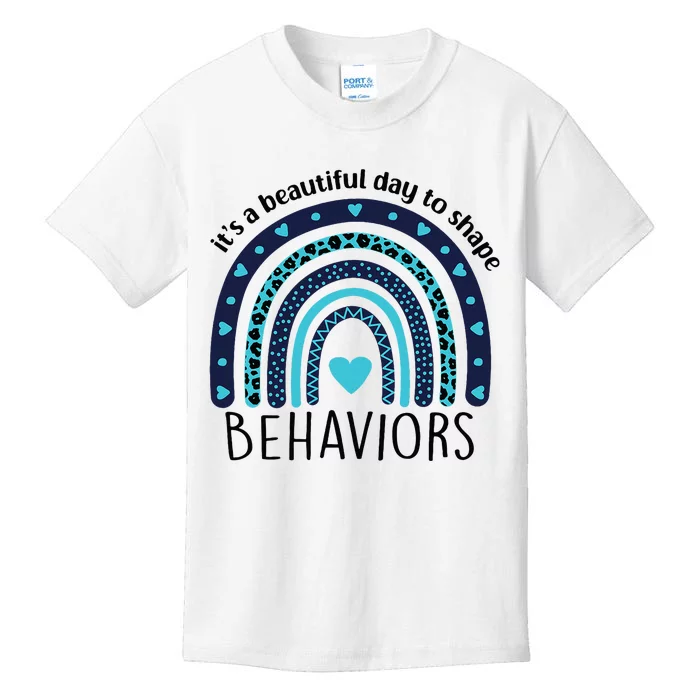 Colorful Day ABA Therapist Inspiring Behavior Change Kids T-Shirt