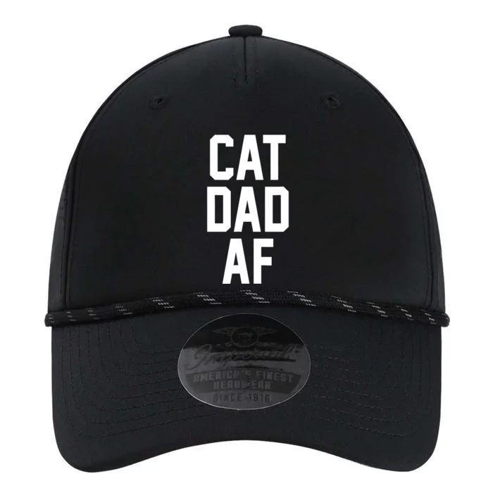 Cat Dad AF TShirt For Dads Of Cats Performance The Dyno Cap