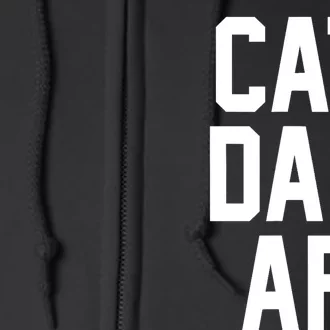 Cat Dad AF TShirt For Dads Of Cats Full Zip Hoodie