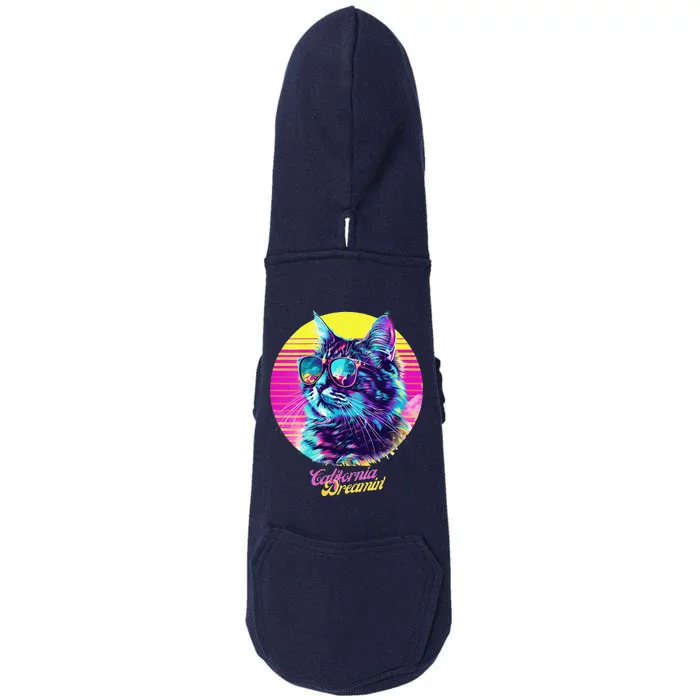 Catifornia Dreamin About Birds And Mice Doggie 3-End Fleece Hoodie