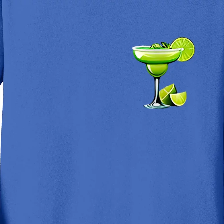 Chip Dippin And Margarita Sippin Kids Long Sleeve Shirt