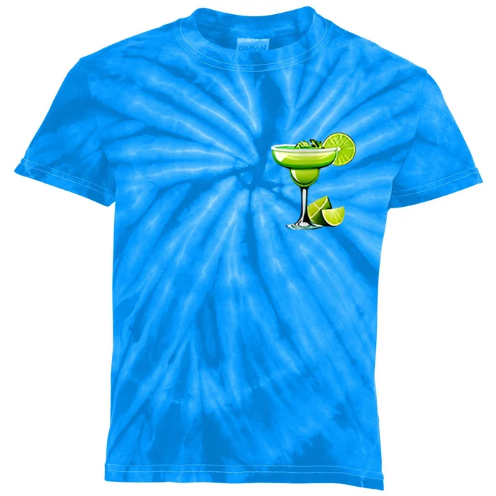 Chip Dippin And Margarita Sippin Kids Tie-Dye T-Shirt