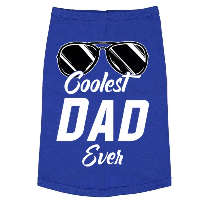 Coolest Dad Around Worlds Coolest Dad Ever Coolest Dad Gift Doggie Tank