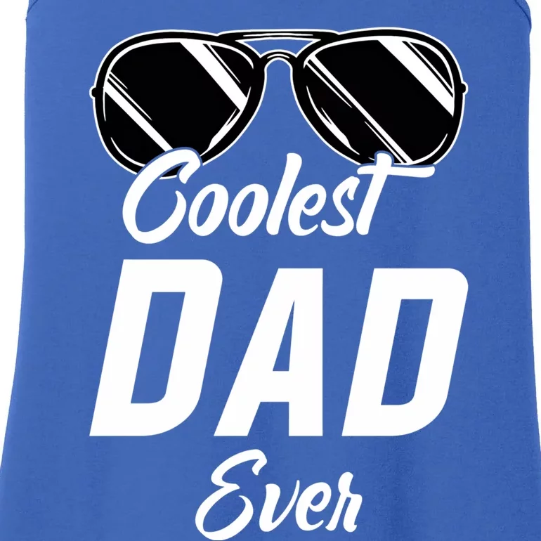 Coolest Dad Around Worlds Coolest Dad Ever Coolest Dad Gift Ladies Essential Tank