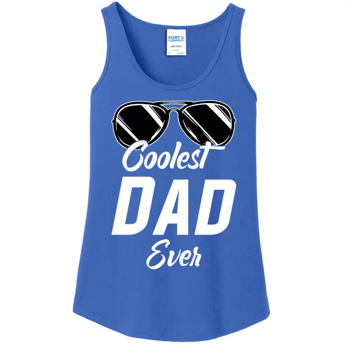 Coolest Dad Around Worlds Coolest Dad Ever Coolest Dad Gift Ladies Essential Tank