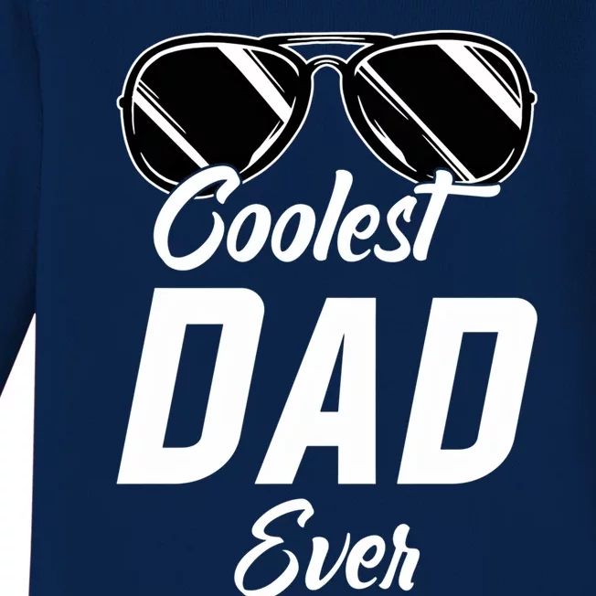 Coolest Dad Around Worlds Coolest Dad Ever Coolest Dad Gift Baby Long Sleeve Bodysuit