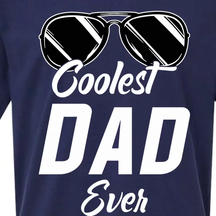 Coolest Dad Around Worlds Coolest Dad Ever Coolest Dad Gift Sueded Cloud Jersey T-Shirt