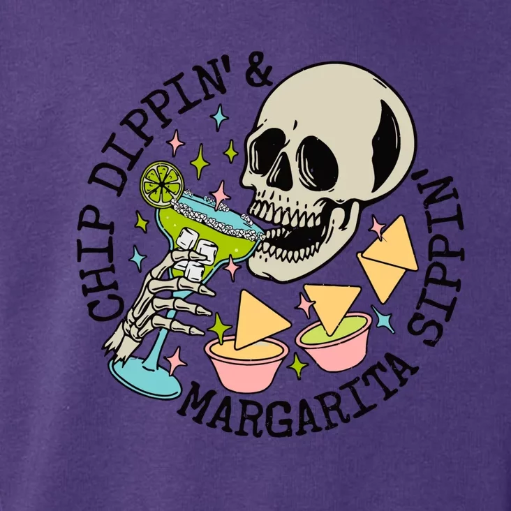 Chip Dippin And Margarita Sippin Skeleton Toddler Hoodie