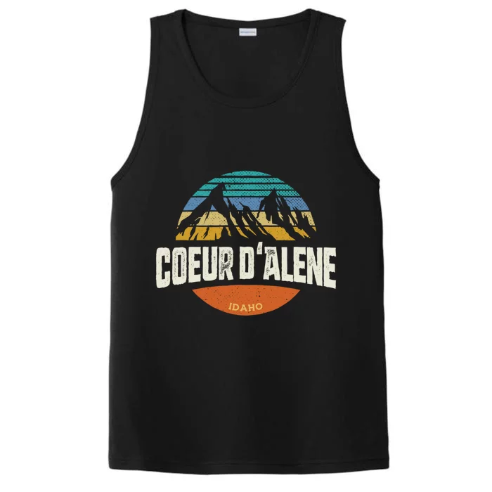 Coeur D Alene Gift Idaho Cool Gift Performance Tank