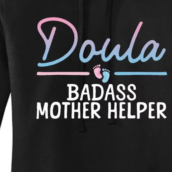 Cool Doula Art Mother Birth Worker Midwife Doula Women's Pullover Hoodie