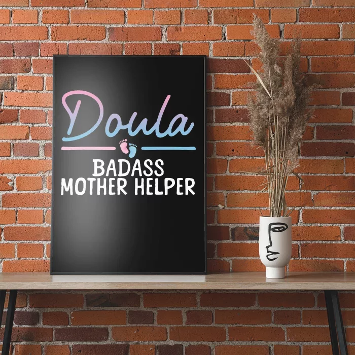 Cool Doula Art Mother Birth Worker Midwife Doula Poster