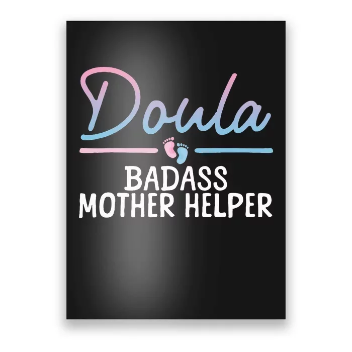 Cool Doula Art Mother Birth Worker Midwife Doula Poster