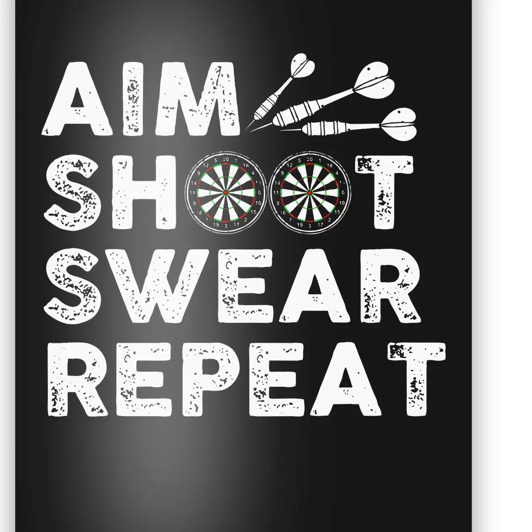 Cool Darts Art For Men Women Dart Player Throwing Sport Poster