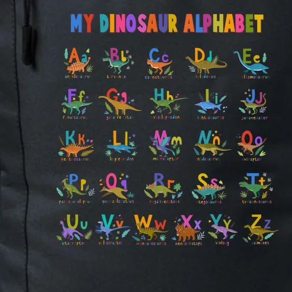 Cool Dinosaur Alphabet Back To School Daily Commute Backpack