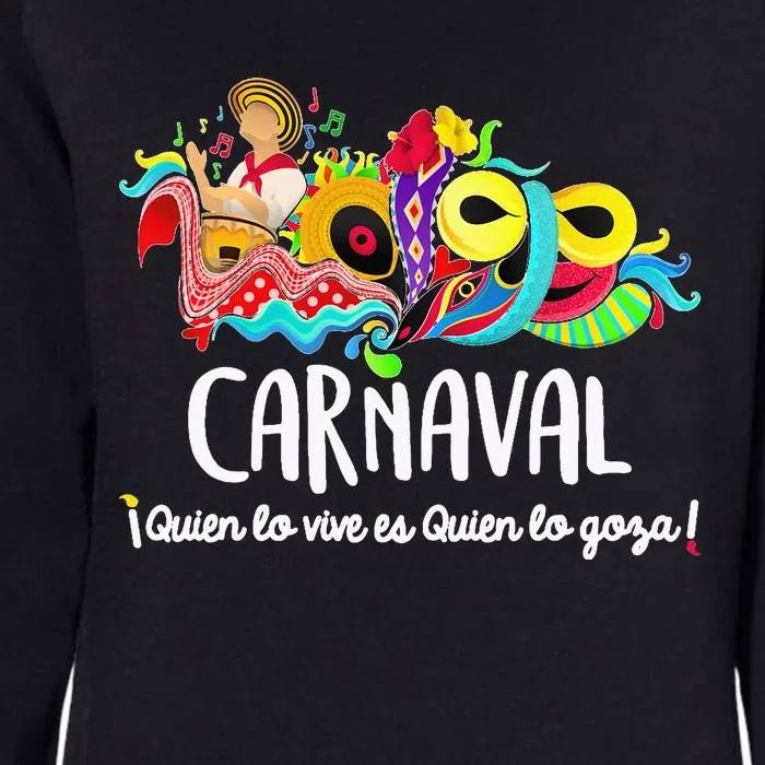 Carnaval De Barranquilla Marimonda Womens California Wash Sweatshirt