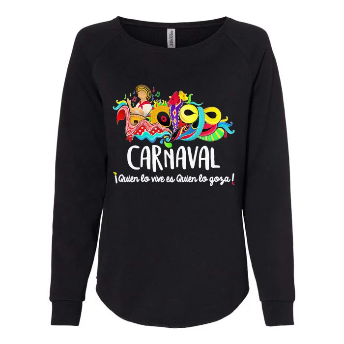 Carnaval De Barranquilla Marimonda Womens California Wash Sweatshirt