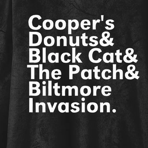 CooperS Donuts & Black Cat & The Patch Hooded Wearable Blanket