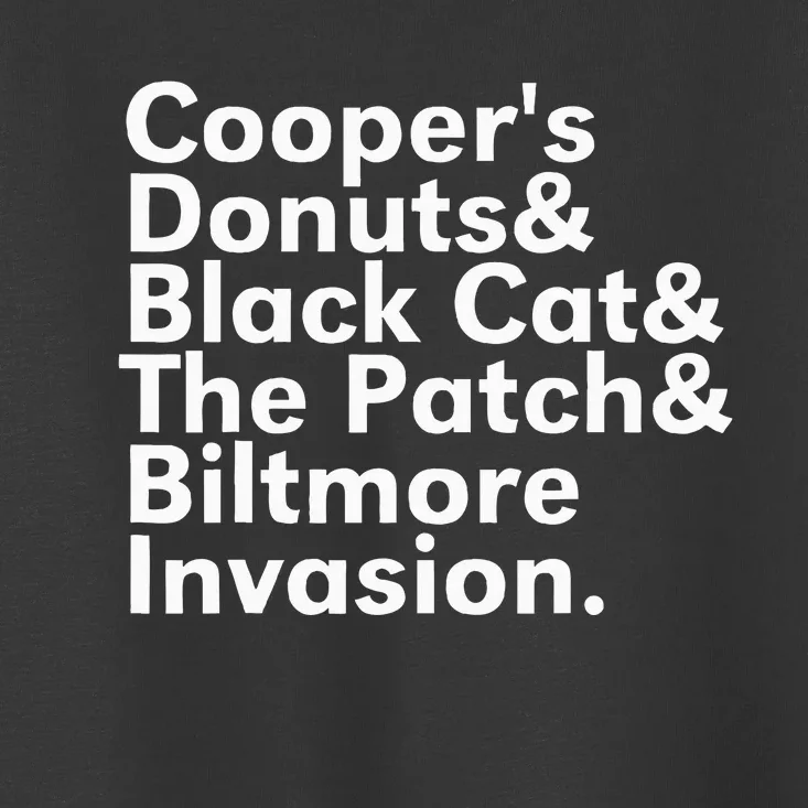 CooperS Donuts & Black Cat & The Patch Toddler T-Shirt